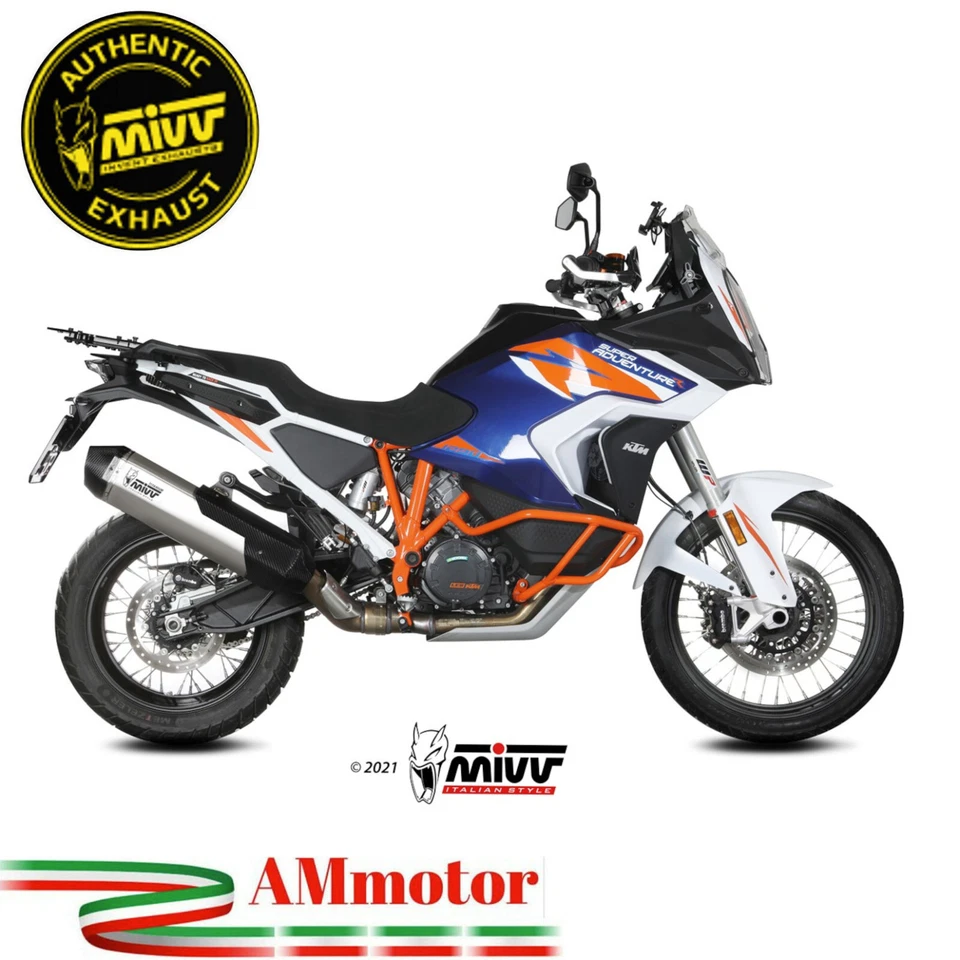 Terminal De Décharge Inox Noir Mivv Speed Edge KTM 1050 Adventure 2015-2016