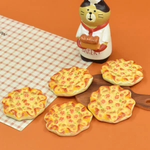 20PC 1/12 Scale Dollhouse Miniatures Mini Food Durian Shrimp Pizza Kitchen Kids - Picture 1 of 15