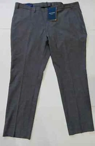 Nuevos con etiquetas Pantalones Cole Haan para Hombre 42x44 Grand 0S Lana/Poliéster/Spande Gris Elástico Chino - Imagen 1 de 1