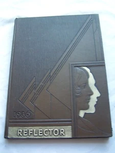 1936 WHITING HIGH SCHOOL YEARBOOK WHITING, INDIANA THE REFLECTOR - Picture 1 of 1