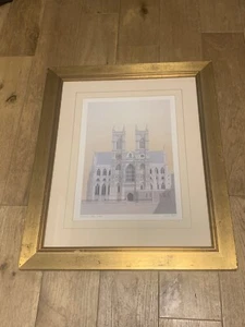 Andras Kaldor Westminster Abbey London Framed Print 44.5 X 53.5 - Picture 1 of 6