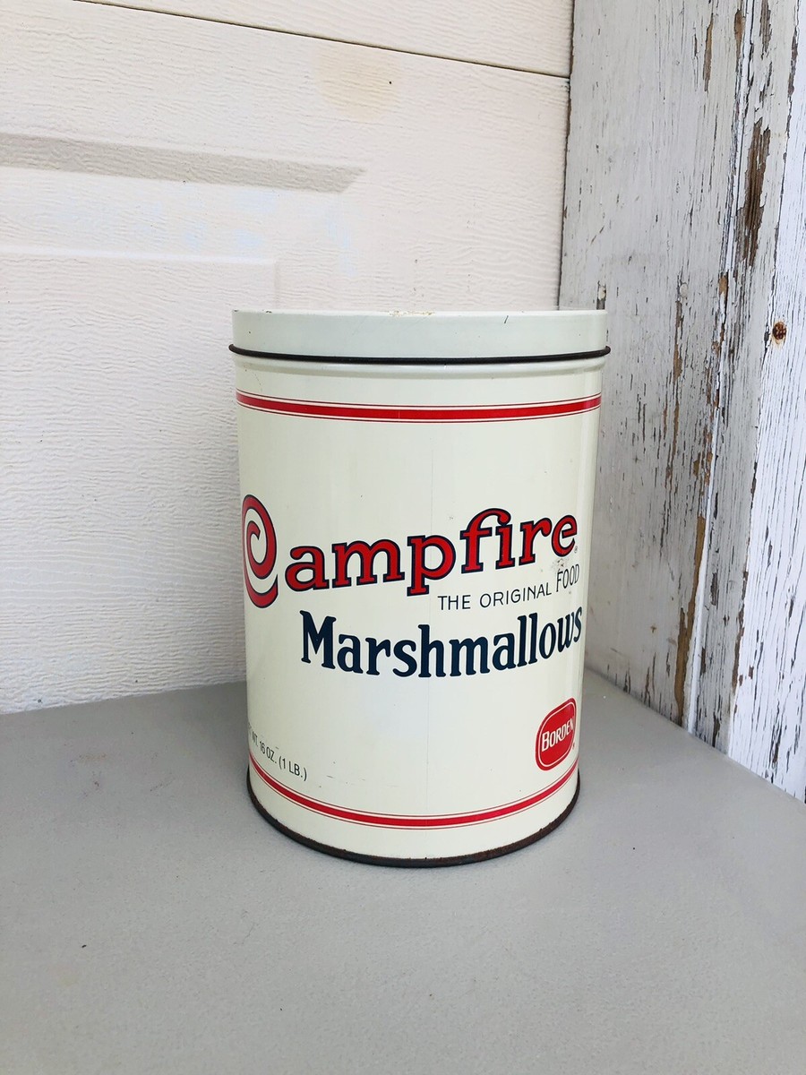 スーパーレア 20s ティン缶 Campfires Marshmallow CAMPFIRE MARSHMALLOWS 