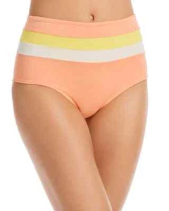 L*Space Portia Reversible High Waist Stripe Bikini Bottoms L12651 Womens Size S - Picture 1 of 3