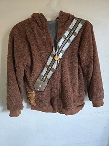 Star Wars Chewbacca Reversible Hoodie Jacket Size 9 / 10 - Picture 1 of 17