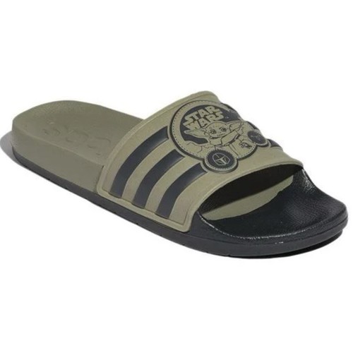Taglia 12 Sandalo Star Wars Mandalorian X Adidas Adilette Slides Baby Yoda Olive