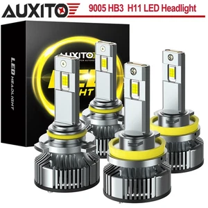 2-sides 9005 H11 LED Headlight Kit High Low Beam Bulbs Super Bright 6500K White - Picture 1 of 16