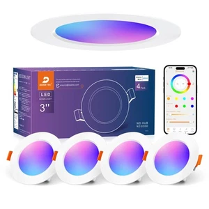 Downlight LED da Incasso Alexa, Faretti a Colori RGB Soffitto - Foto 1 di 5
