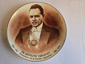 Wandteller Villeroy & Boch Wallerfangen Saar Basin Dr. Hipolito Yrigoyen - Bild 1 von 16