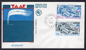 BIOMASS FISHES MARINE LIFE 1985 FRENCH ANTARCTICA FSAT FDC - Picture 1 of 1