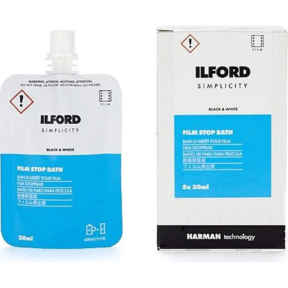 Ilford Simplicity Film Stop Bath - 5 Sachets - Image 1 of 1