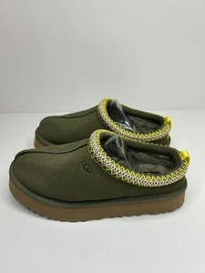 CHAUSSONS FEMME UGG TAZZ DAIM OLIVE BRÛLÉ US 4 /UK 3 - Photo 1/7