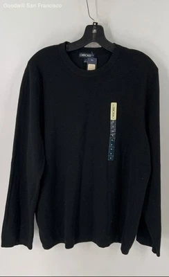 Nuevo con etiquetas Suéter Cherokee Negro Algodón Manga Larga Cuello Redondo Mujer Talla M Foto 1 de 4