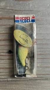 Vintage Rebel Deep Runner Teeny-R Noisemaker Crankbait Lure In Original Box - Picture 1 of 11