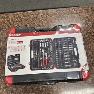 Gedore R45603172 100 mm Red 1/2"-3/8"-1/4" Drive Socket set 172 pcs 3300058 - Picture 1 of 16