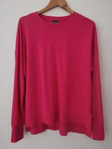 Sweaty Betty rosa Baumwoll-Modal-Mischung After Class Sweatshirt Größe Large - Bild 1 von 12