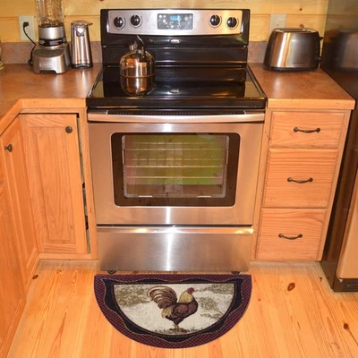 Alfombra de cocina de gallo alto, cuña de 19"x31" Foto 1 de 2