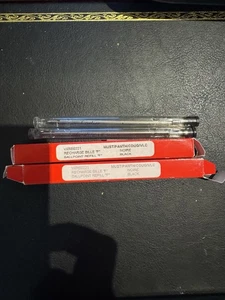 Cartier Ball Point Pen Replacement VXRbO211 Black 2 Of Them  - Picture 1 of 3