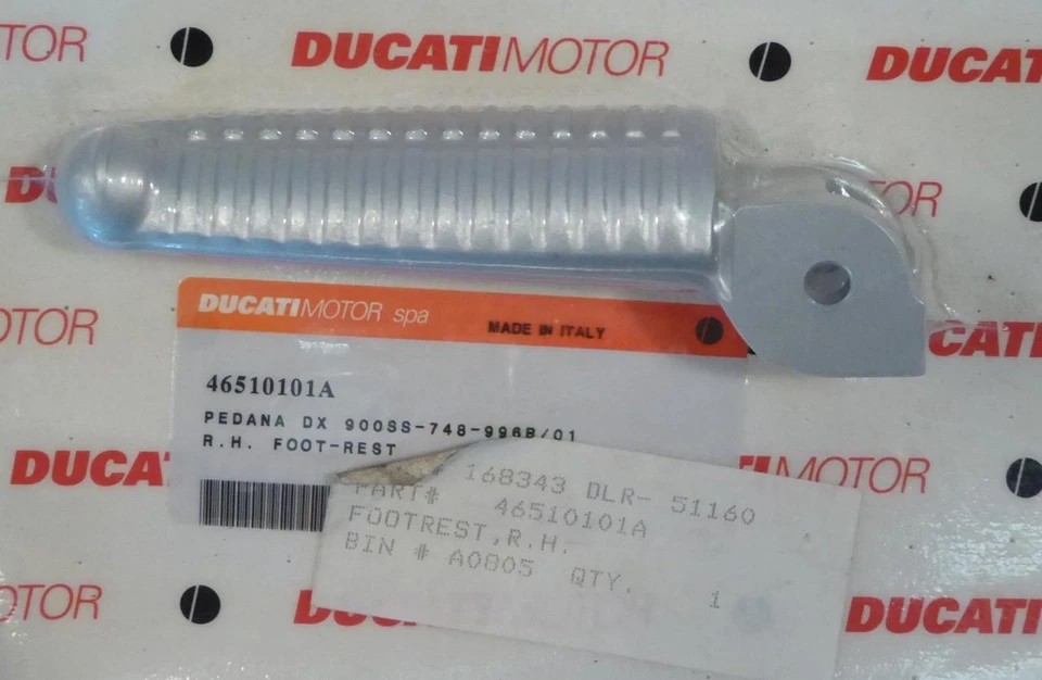 1994-2008 DUCATI 748 996 SS Monster right rear passenger foot peg 46510101A -Q — 第 1/1 张图片