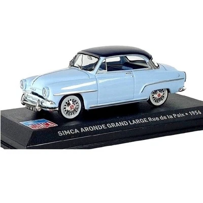 Simca Aronde Grand Large Rue Paix 1956 1:43 Ixo Altaya diecast auto - Immagine 1 di 4