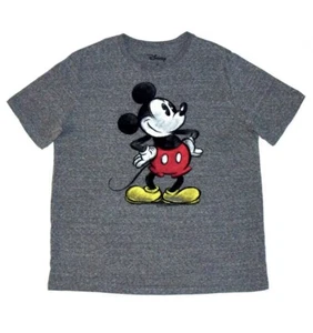 Disney Mickey Mouse Heather Gray Men's T-Shirt Size L NEW! Daily Shipper 🚚💨 - Picture 1 of 2