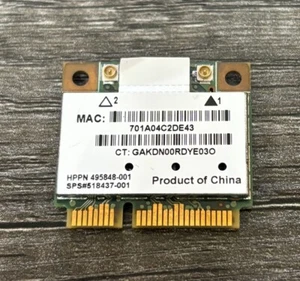 HP 518437-001 Laptop Wifi Card - Afbeelding 1 van 2