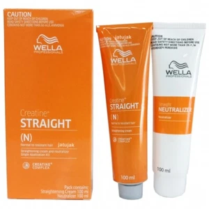 Wella Straight N Hair Straightening Creatine Normal Resistant Kit - Picture 1 of 2