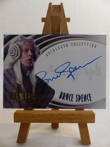 Farscape Season 4 Autograph Card Auto A30 Bruce Spence as Prefect Falaak