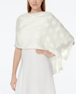Collection Xiix Clipped Rose Wrap in Ivory, Retail $38.00 - Picture 1 of 5