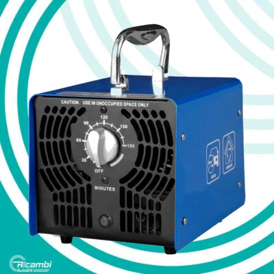 ELKE 13.752 GENERATORE OZONO PORTATILE OZONIZZATORE SANIFICATORE ARIA CASA AUTO - Immagine 1 di 4