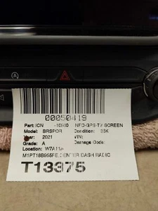 21 22 23 24 BRONCO SPORT M1PT18B955FE TABLERO CENTRAL RADIO PANTALLA CONTROLES - Imagen 1 de 12