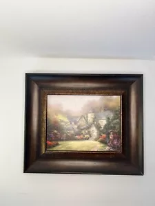 Thomas Kinkade Framed Reprint Beyond the Autumn Gate Accent Prints Art - Picture 1 of 13
