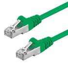 CAT.5e F/UTP Kabel 5m geschirmt grün Patchkabel LAN DSL Netzwerkkabel