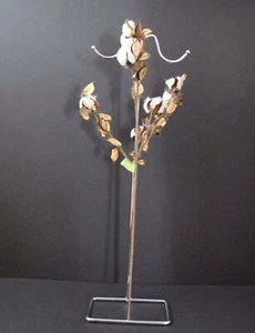 Neu mit Etikett künstliche Baumwolle Blume Spray Dekoration Arrangement ca. 28" GD6 - Bild 1 von 12