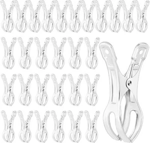 30 Pcs 4.5 Inch Stainless Steel Pool Cover Clips Pool Cover Clamps Jumbo Metal S - Picture 1 of 3