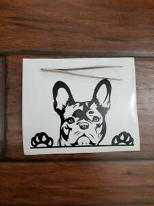 Paws up French Bulldog Frenchie Bully Dog Decal Any Size Any Colors Car Laptop