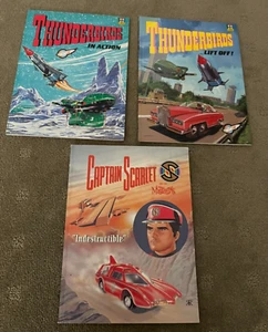 Thunderbirds & Captain Scarlet Comic Adventures Books x3 - Picture 1 of 14