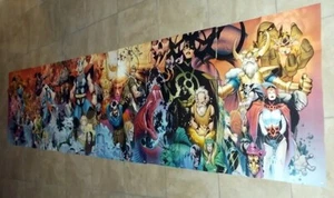 Mega POSTER Marvel 2010 COMPLETO 6 di 6 misure 64 x 288 cm. - Foto 1 di 7