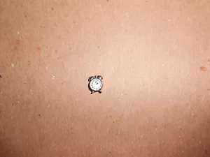 Ciondolo gufo origami (nuovo) SVEGLIA - ARGENTO - Foto 1 di 1
