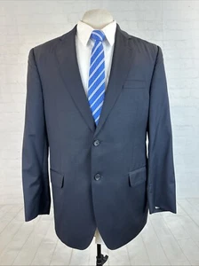 Jos. A. Bank Men’s Suit 43L 39X32 Navy Blue Wool Two Button Signature Gold $995 - Picture 1 of 14