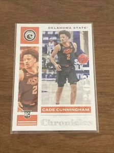 TARJETA RC CADE CUNNINGHAM ROOKIE 2021 Panini CHRONICLES Detroit Pistons - Imagen 1 de 2