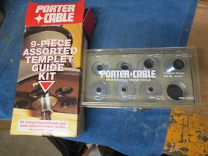 Porter Cable 9-Piece Assorted Templet Guide Kit No. 42000 - Picture 1 of 5