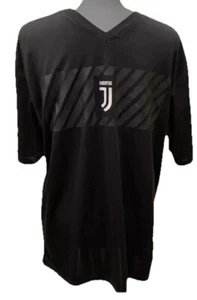 Camiseta deportiva de polietileno FC Juventus entrenamiento negra talla mediana nueva con etiquetas - Imagen 1 de 6