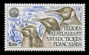 FSAT Sc# C 70, 1982 PHILEXFRANCE '82 STAMP EXHIBITION, PARIS - MINT F-VF NH - Imagen 1 de 2