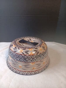 TempTations Tara Old World Blue Covered Cake Chip Dip Multiuse LID ONLY - Picture 1 of 8