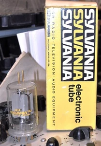 5894 TUBE SYLVANIA NIB BOXED VINTAGE COMMERCIAL HAM RADIO SURPLUS - Picture 1 of 3