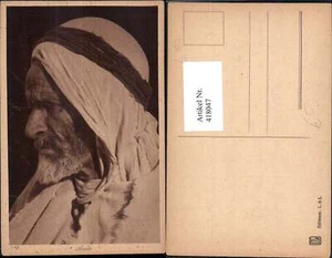 418047,Arabe Alter Mann Bart Arabische Volkstypen Afrika - Picture 1 of 1