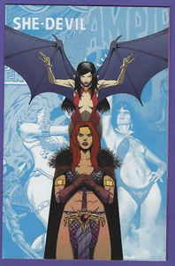 VAMPIRELLA RED SONJA #11 1:30 MOSS VIRGIN VARIANT DYNAMITE Actual Scans! - Picture 1 of 3