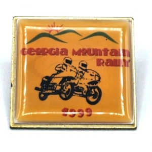 VTG 1999 Georgia Mountain Rally 1 - 1/4" Honda Harley Davidson Jacket Hat Pin - Picture 1 of 5