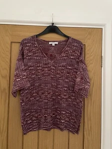 Next Jumper Size M UK 10 12 Crochet Knit With Small Holes - Picture 1 of 4
