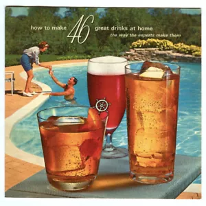 Vintage SOUTHERN COMFORT How to Make 46 GREAT DRINKS at HOME Bar Recipe Booklet! - Imagen 1 de 4